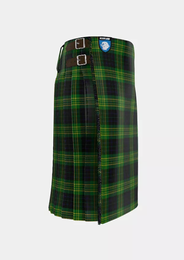 Traditional_Fitzpatrick_Hunting_Tartan_kilt_right_image_with_pleated_design_and_adjustable_buckles_for_men