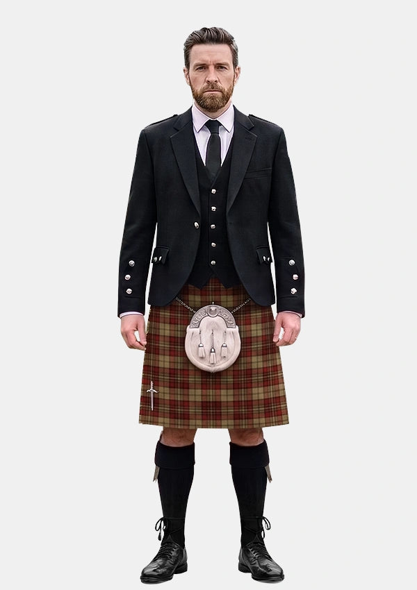 Traditional_Fitzsimmons_Red_Tartan_6808_Kilt_and_Argyle_Jacket_Kilt_Outfits_front_image