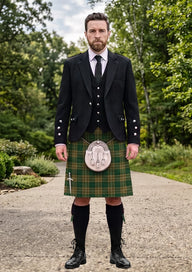 Traditional_Fitzsimmons_Tartan_7266_Kilt_and_Argyle_Jacket_Kilt_Outfit_front_image