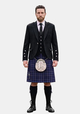 Traditional_Fleming_Tartan_2531_Kilt_and_Argyle_Jacket_Kilt_Outfits_front_image