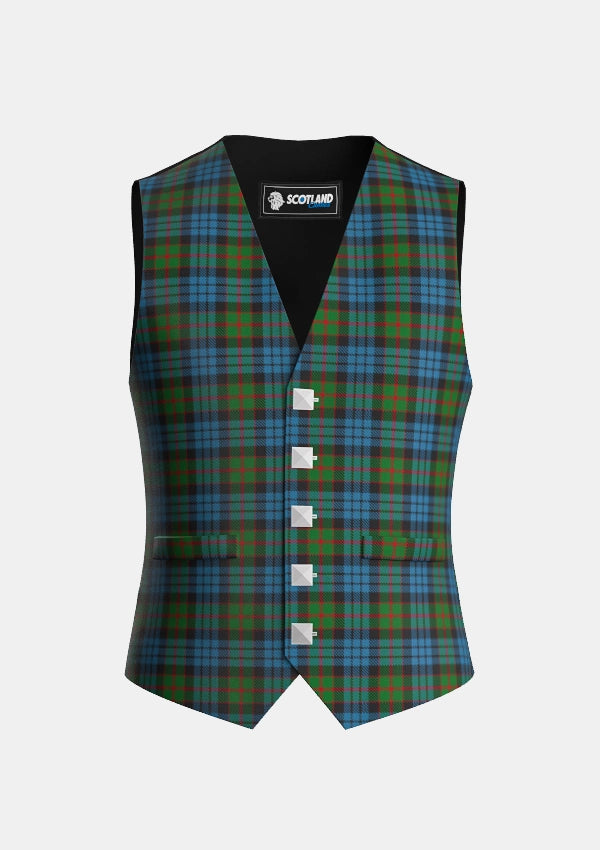 Traditional_Fletcher_tartan_272_Waistcoat_front_image