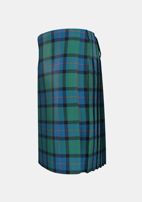 Traditional_Flower_of_Scotland_tartan_left_image_with_pleated_design_and_adjustable_buckles_for_men