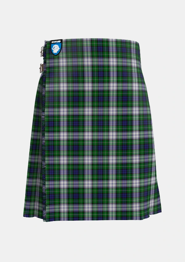 Traditional_Forbes_Dress_Tartan_293_kilt_front_image_with_pleated_design_and_adjustable_buckles_for_men