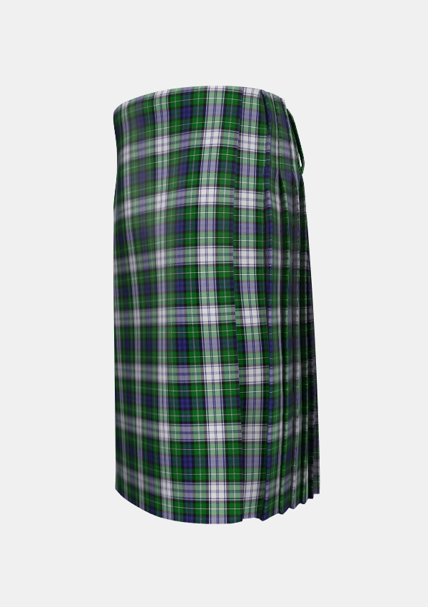 Traditional_Forbes_Dress_Tartan_293_kilt_left_image_with_pleated_design_and_adjustable_buckles_for_men