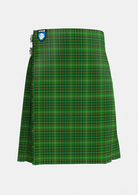 Traditional_Forrester_Foster_Hunting_Tartan_2385_kilt_front_image_with_pleated_design_and_adjustable_buckles_for_men