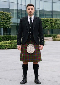 Traditional_Forrester_Tartan_2386_Kilt_and_Argyle_Jacket_Kilt_Outfit_front_image