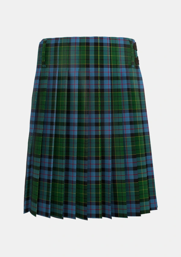 Traditional_Forsyth_2_Tartan_2085_kilt_back_image_with_pleated_design_and_adjustable_buckles_for_men