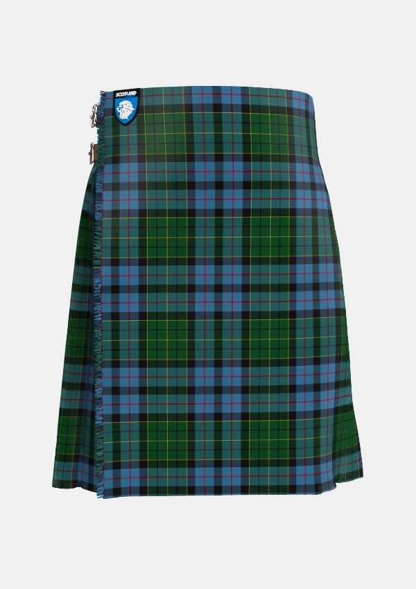 Traditional_Forsyth_2_Tartan_2085_kilt_front_image_with_pleated_design_and_adjustable_buckles_for_men
