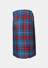 Traditional_Frame_Tartan_kilt_left_image_with_pleated_design_and_adjustable_buckles_for_men
