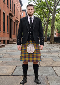 Traditional_Franklin_Tartan_6678_Kilt_and_Argyle_Jacket_Kilt_Outfit_front_image