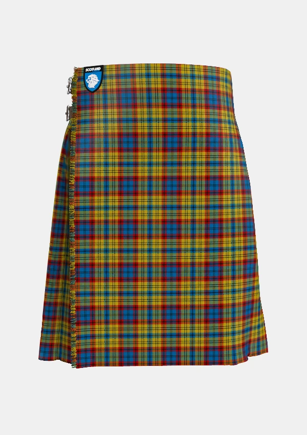 Traditional_Franklin_Tartan_kilt_front_image_with_pleated_design_and_adjustable_buckles_for_men