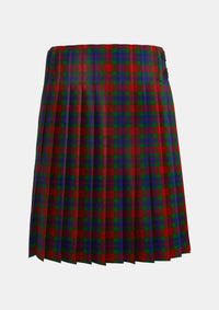 Traditional_Fraser_1800_Tartan_392_kilt_back_image_with_pleated_design_and_adjustable_buckles_for_men