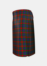 Traditional_Fraser_1800_Tartan_392_kilt_left_image_with_pleated_design_and_adjustable_buckles_for_men