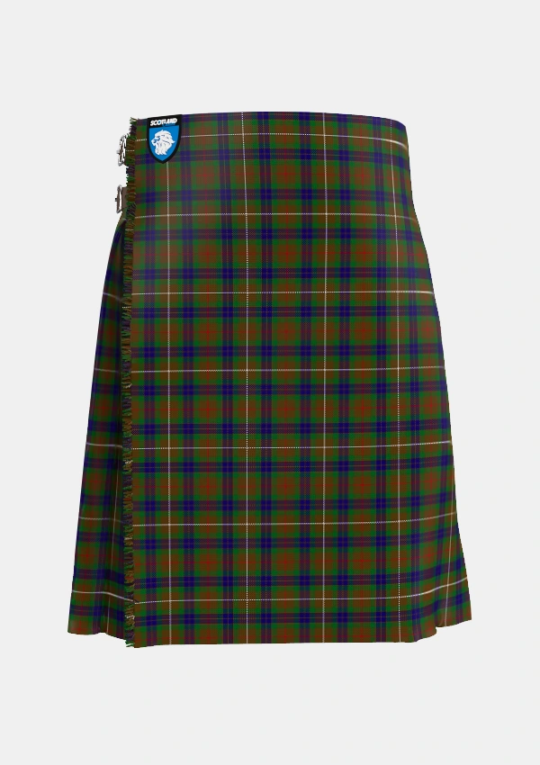 Traditional_Fraser_Hunting_1_Tartan_1659_kilt_front_image_with_pleated_design_and_adjustable_buckles_for_men