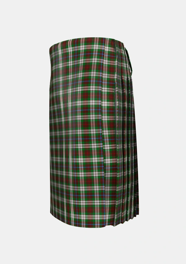 Traditional_Fraser_Hunting_Dress_Tartan_603_kilt_left_image_with_pleated_design_and_adjustable_buckles_for_men