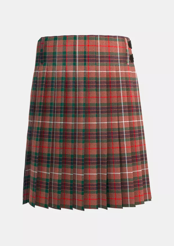Traditional_Fraser_Hunting_Modern_Tartan_kilt_back_image_with_pleated_design_and_adjustable_buckles_for_men