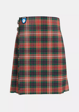 Traditional_Fraser_Hunting_Modern_Tartan_kilt_front_image_with_pleated_design_and_adjustable_buckles_for_men