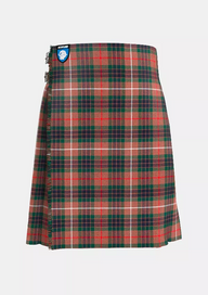 Traditional_Fraser_Hunting_Modern_Tartan_kilt_front_image_with_pleated_design_and_adjustable_buckles_for_men