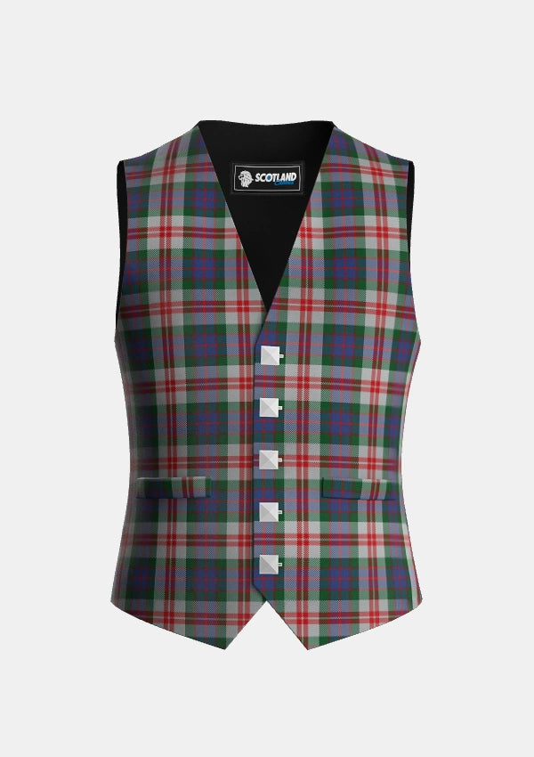Traditional_Fraser_Red_Dress_Tartan_1427_Waistcoat_front_image