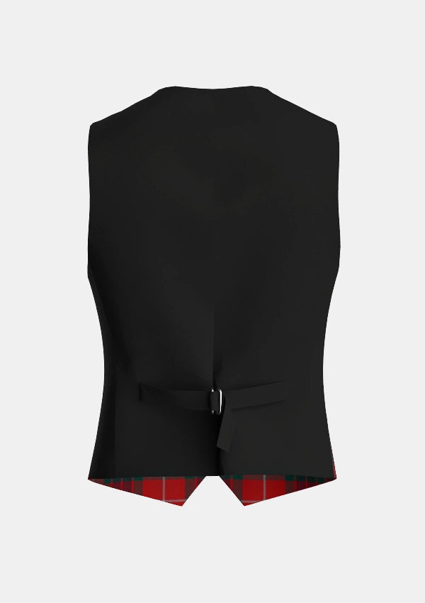 Traditional_Fraser_Red_Modern_Tartan_Waistcoat_back_image