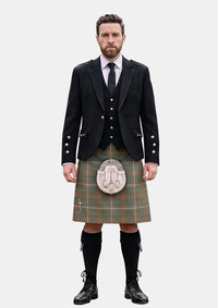 Traditional_Fraser_Weathered_Tartan_Kilt_and_Argyle_Jacket_Kilt_Outfits_front_image