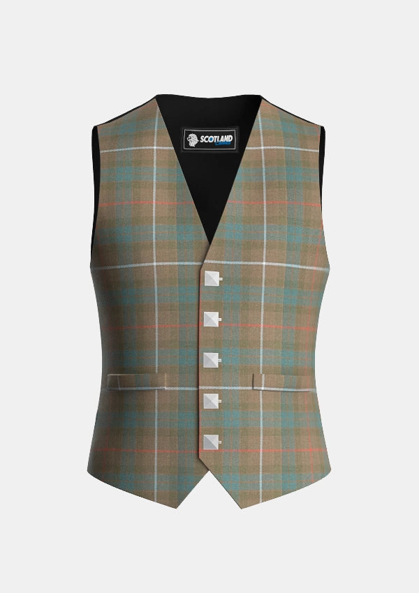 Traditional_Fraser_Weathered_Tartan_Waistcoat_front_image
