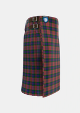 Traditional_Fraser_of_Boblainy_Hugh_Tartan_2528_kilt_right_image_with_pleated_design_and_adjustable_buckles_for_men
