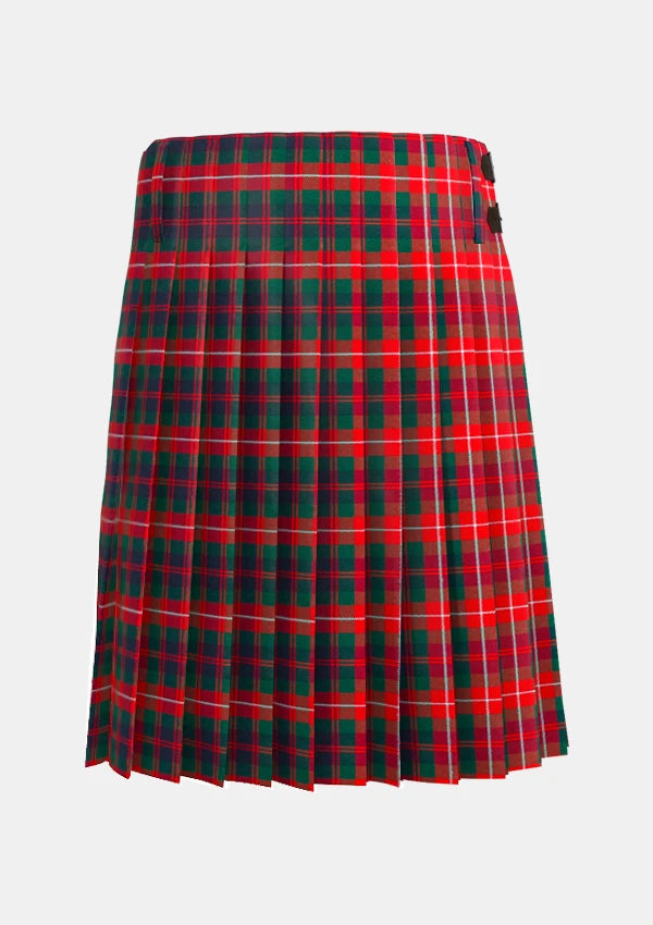 Traditional_Fraser_of_Lovat_tartan_back_image_with_pleated_design_and_adjustable_buckles_for_men