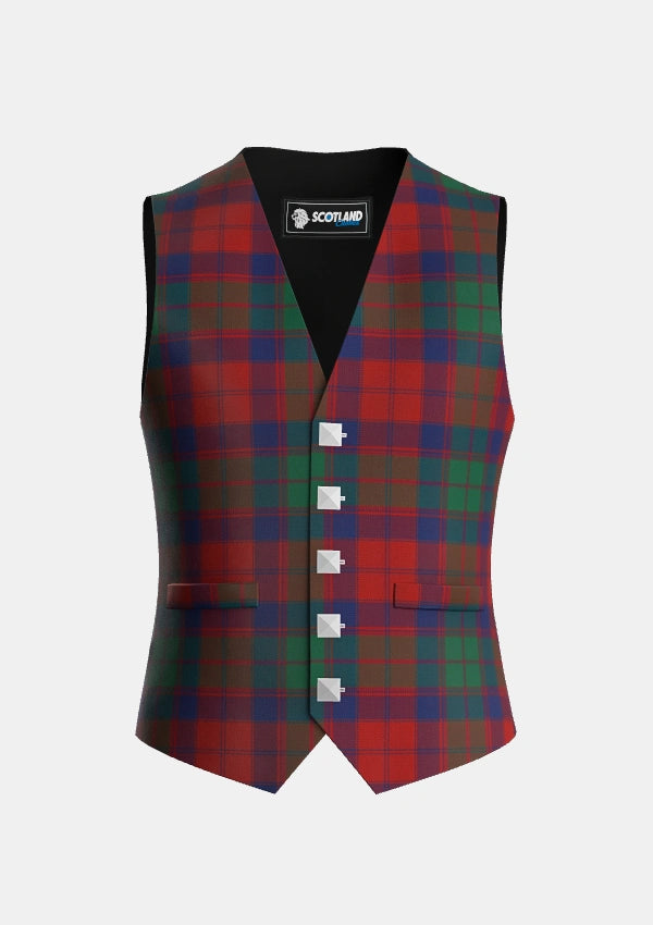 Traditional_Fraser_of_Struy_Tartan_528_Waistcoat_front_image