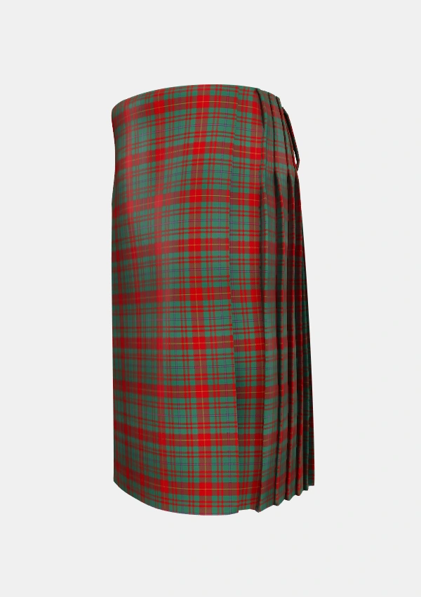 Traditional_Fulton_2_Tartan_2205_kilt_left_image_with_pleated_design_and_adjustable_buckles_for_men