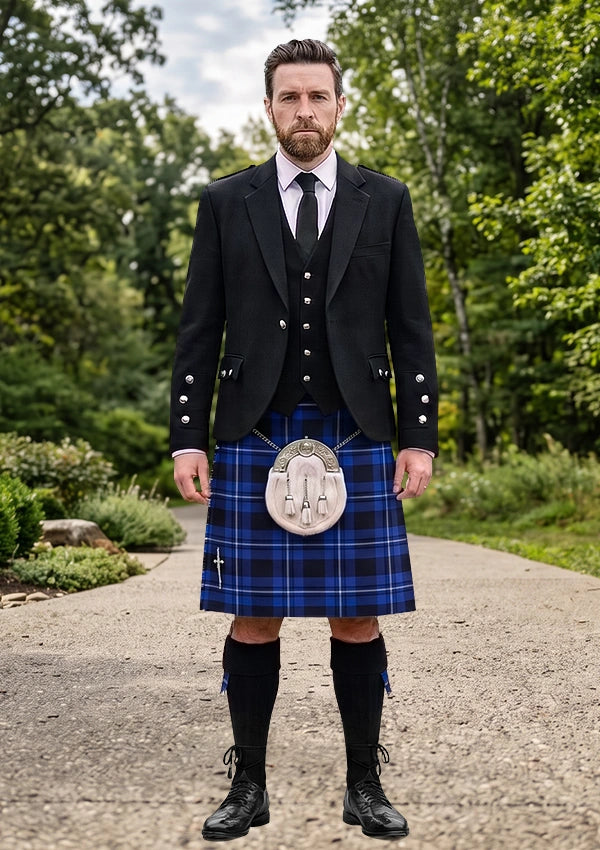 Traditional_Gallaecia_National_Tartan_Kilt_and_Argyle_Jacket_Kilt_Outfit_front_image