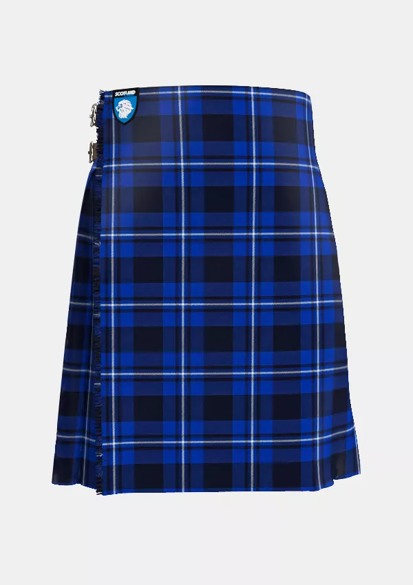 Traditional_Gallaecia_National_Tartan_kilt_front_image_with_pleated_design_and_adjustable_buckles_for_men