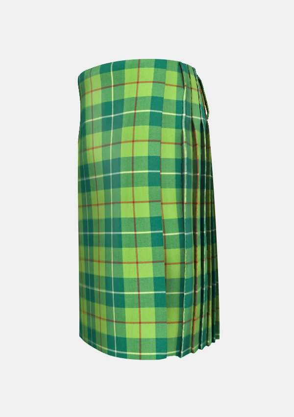 Traditional_Galloway_Hunting_tartan_left_image_with_pleated_design_and_adjustable_buckles_for_men