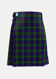 Traditional_Gammell_1978_Personal_Tartan_4970_kilt_front_image_with_pleated_design_and_adjustable_buckles_for_men