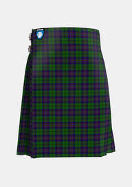 Traditional_Gary_Garry_Personal_Tartan_4189_kilt_front_image_with_pleated_design_and_adjustable_buckles_for_men