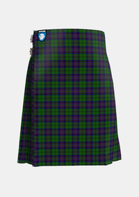 Traditional_Gary_Garry_Personal_Tartan_4189_kilt_front_image_with_pleated_design_and_adjustable_buckles_for_men