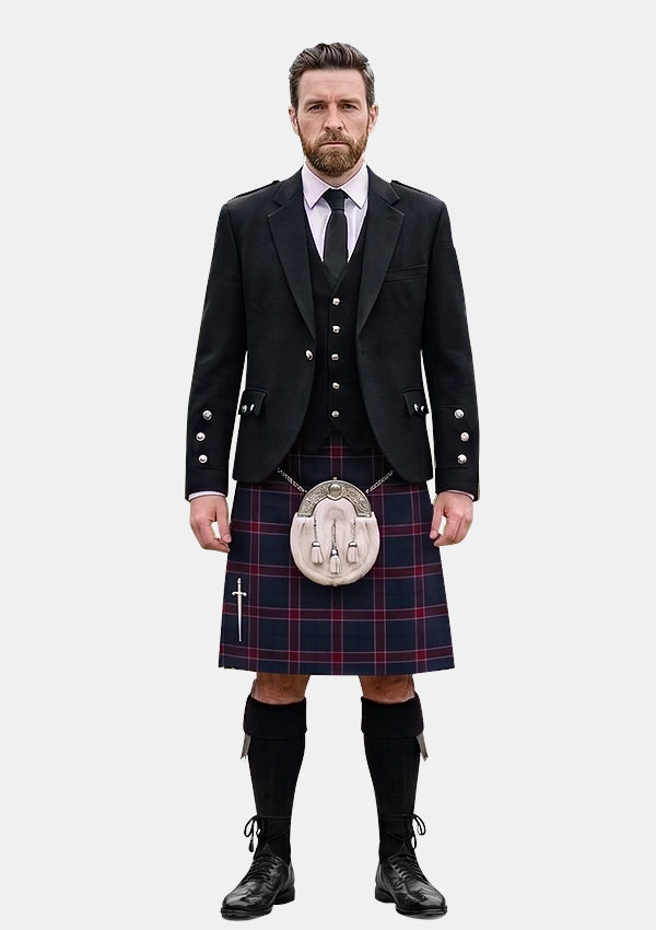 Traditional_Gavin_Tartan_4960_Kilt_and_Argyle_Jacket_Kilt_Outfits_front_image