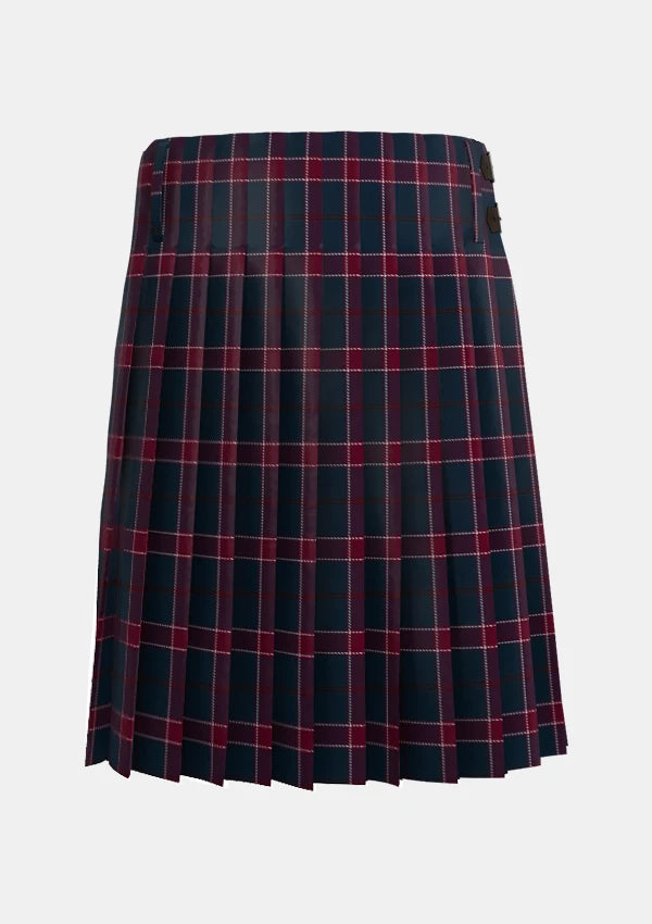 Traditional_Gavin_Tartan_kilt_back_image_with_pleated_design_and_adjustable_buckles_for_men