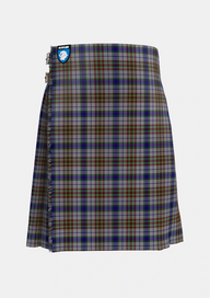 Traditional_Gayre_Hunting_Tartan_165_kilt_front_image_with_pleated_design_and_adjustable_buckles_for_men