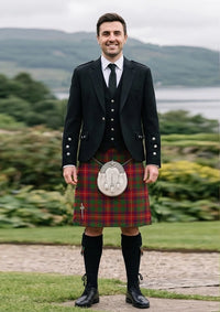Traditional_Geddes_tartan_4969_Kilt_and_Argyle_Jacket_Kilt_Outfit_front_image