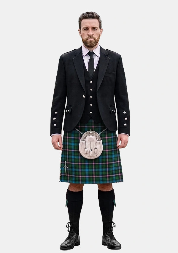 Traditional_Gemmell_Tartan_4125_Kilt_and_Argyle_Jacket_Kilt_Outfits_front_image