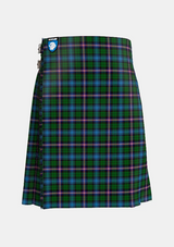 Traditional_Gemmell_Tartan_kilt_front_image_with_pleated_design_and_adjustable_buckles_for_men