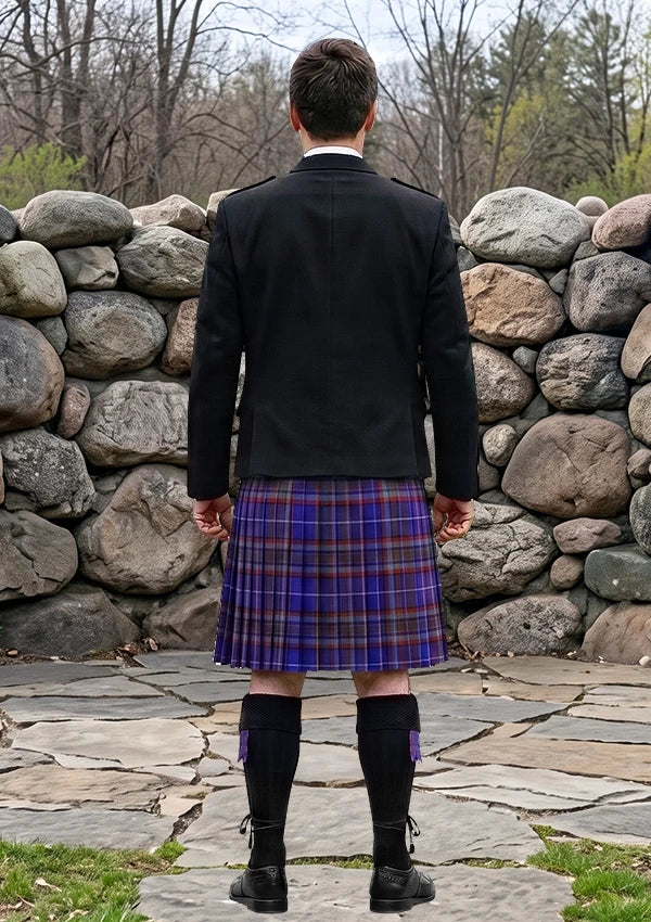 Traditional_Gemmell_of_Dumfries_Galloway_Tartan_Kilt_and_Argyle_Jacket_Kilt_Outfit_back_image