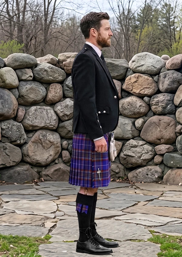 Traditional_Gemmell_of_Dumfries_Galloway_Tartan_Kilt_and_Argyle_Jacket_Kilt_Outfit_right_image