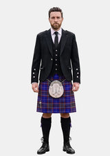 Traditional_Gemmell_of_Dumfries_Galloway_Tartan_Kilt_and_Argyle_Jacket_Kilt_Outfits_front_image