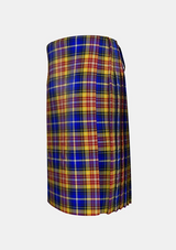 Traditional_German_Tartan_kilt_3190_left_image_with_pleated_design_and_adjustable_buckles_for_men
