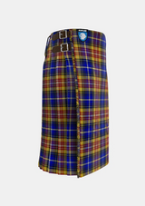 Traditional_German_Tartan_kilt_3190_right_image_with_pleated_design_and_adjustable_buckles_for_men