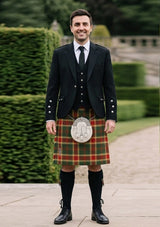 Traditional_Gibson_tartan_2164_Kilt_and_Argyle_Jacket_Kilt_Outfit_front_image