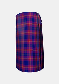 Traditional_Gill__Anil_Tartan_kilt_11496_left_image_with_pleated_design_and_adjustable_buckles_for_men