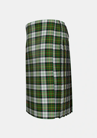 Traditional_Gillies_Dress_Green_Tartan_638_kilt_left_image_with_pleated_design_and_adjustable_buckles_for_men